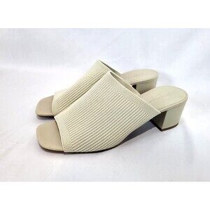 Everlane The Glove Mule in ReKnit Bone Womens 9 Shoes Slip On